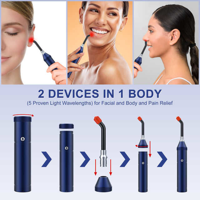 Mua 5 Wavelenghs Cold Sore Red Light Torch Đèn pin trị liệu bằng ánh sáng đỏ sản xuất trực tuyến