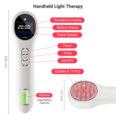 Mua Lược mọc lại tóc có đèn LED PDT Gần Máy mát xa da đầu tăng trưởng tóc bằng tia hồng ngoại sản xuất trực tuyến