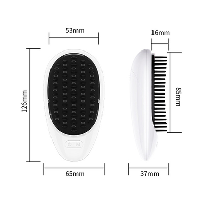 Mua Mái tóc Sơn chải điện trị liệu không dây màu đỏ xanh LED tăng trưởng tóc chải da đầu mát-xa chống rụng tóc sản xuất trực tuyến