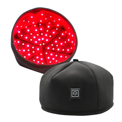Hồng ngoại 660nm 830nm LED Mũ trị liệu bằng ánh sáng đỏ Mũ bảo hiểm tăng trưởng tóc LED