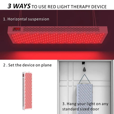 Thiết bị trị liệu bằng ánh sáng đỏ PDT lớn 1500w Bảng điều khiển toàn thân 660nm 850nm