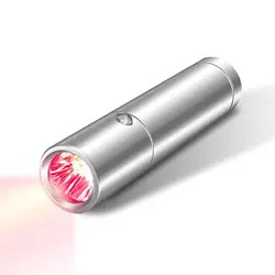 Loại bỏ mụn đầu đen Gần đèn pin trị liệu bằng ánh sáng đỏ hồng ngoại 660nm 850nm