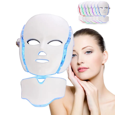 Trẻ hóa da Red Led Light Therapy Mặt nạ hồng ngoại Face Spa 7 Color Mask