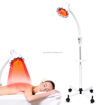 Giảm đau khớp/nhức cơ gần đèn nhiệt hồng ngoại màu đỏ Đèn nhiệt đứng