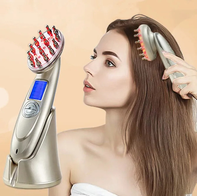 Chải tóc Laser điện tóc tăng trưởng EMS Comb Infrared Massage Comb