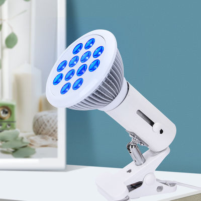Máy tính để bàn 660nm 850nm Bóng đèn trị liệu ánh sáng xanh Ánh sáng LED màu xanh cho mụn