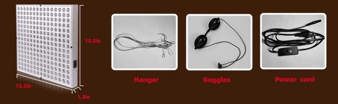 Đèn hồng ngoại gần 660nm Bảng trị liệu bằng ánh sáng đỏ Led 850nm 45w Nhôm 0