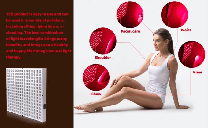 Đèn hồng ngoại gần 660nm Bảng trị liệu bằng ánh sáng đỏ Led 850nm 45w Nhôm 1